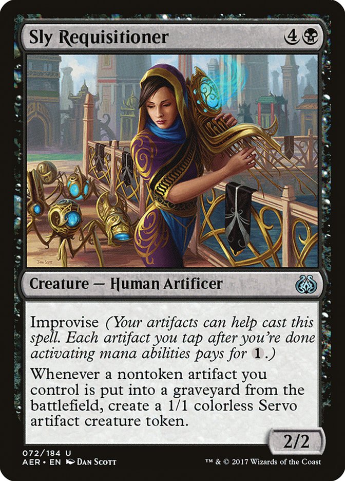 Sly Requisitioner [Aether Revolt] | Tabernacle Games