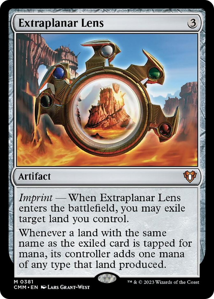 Extraplanar Lens [Commander Masters] | Tabernacle Games