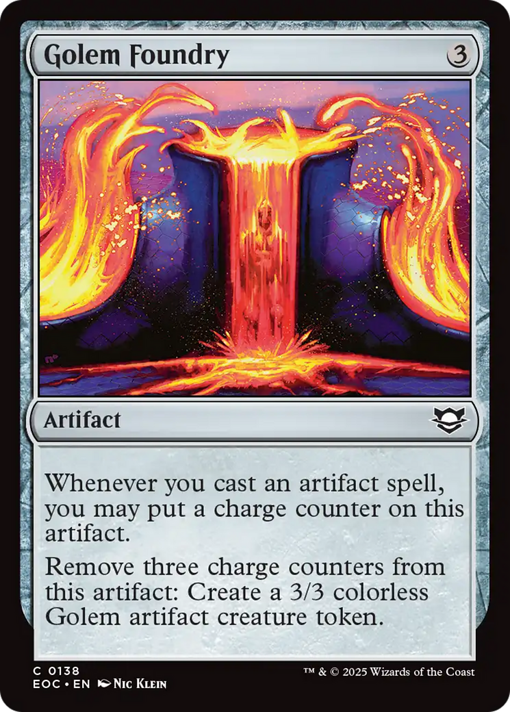 Golem Foundry [Edge of Eternities Commander] | Tabernacle Games