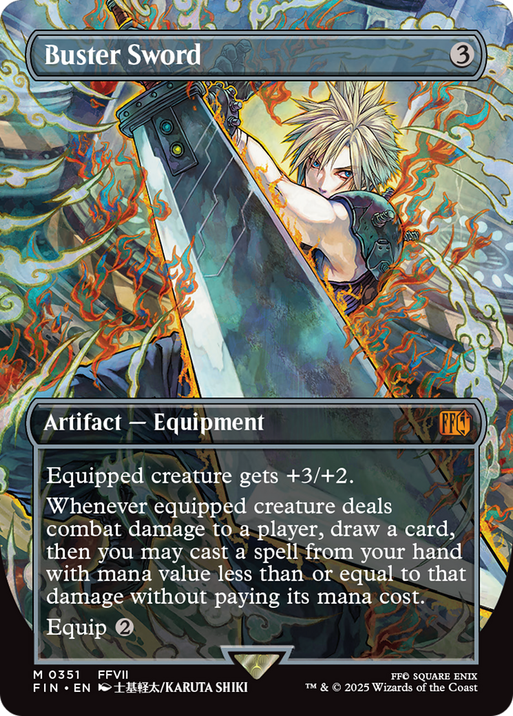 Buster Sword (Borderless) [FINAL FANTASY] | Tabernacle Games