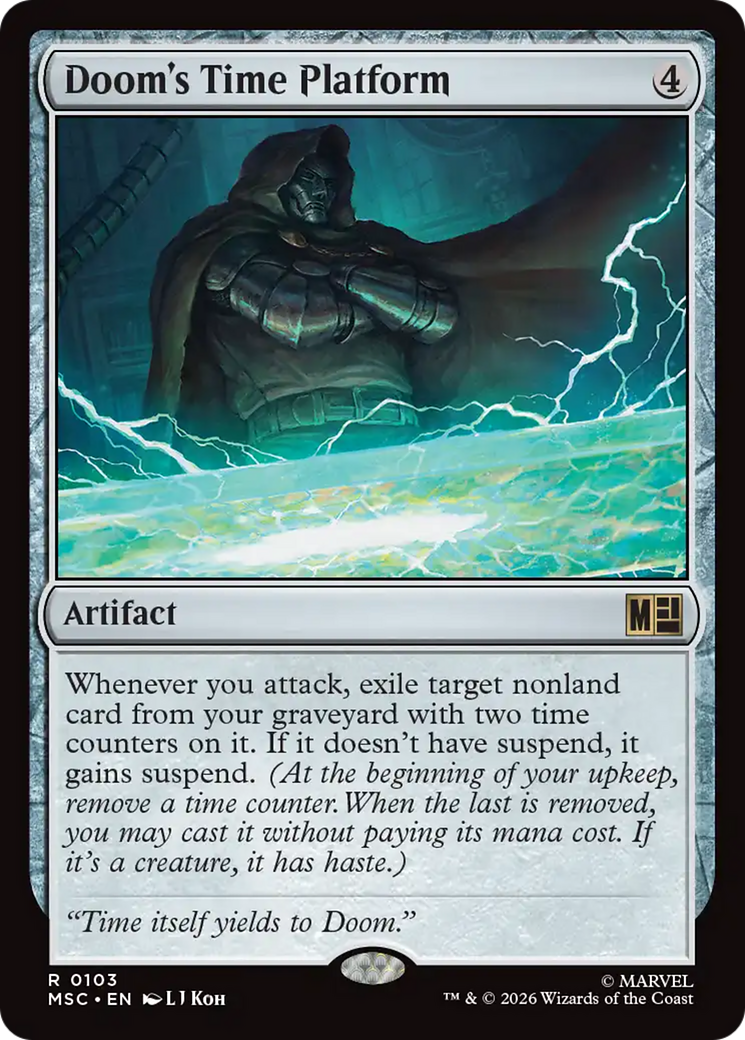 Doom's Time Platform (Surge Foil) [Marvel Super Heroes Commander] | Tabernacle Games