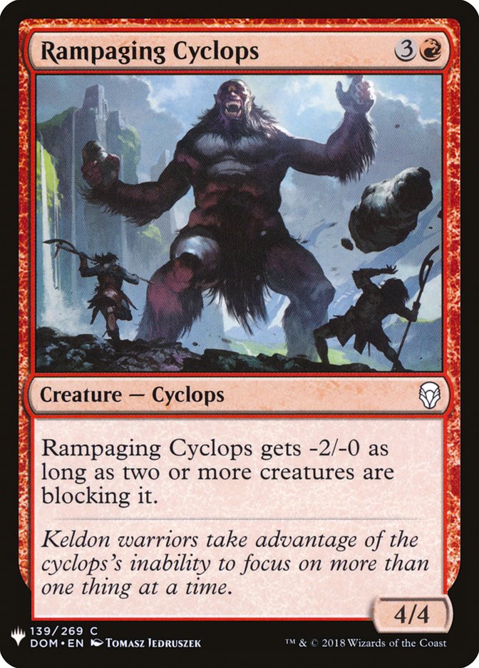 Rampaging Cyclops [Mystery Booster] | Tabernacle Games