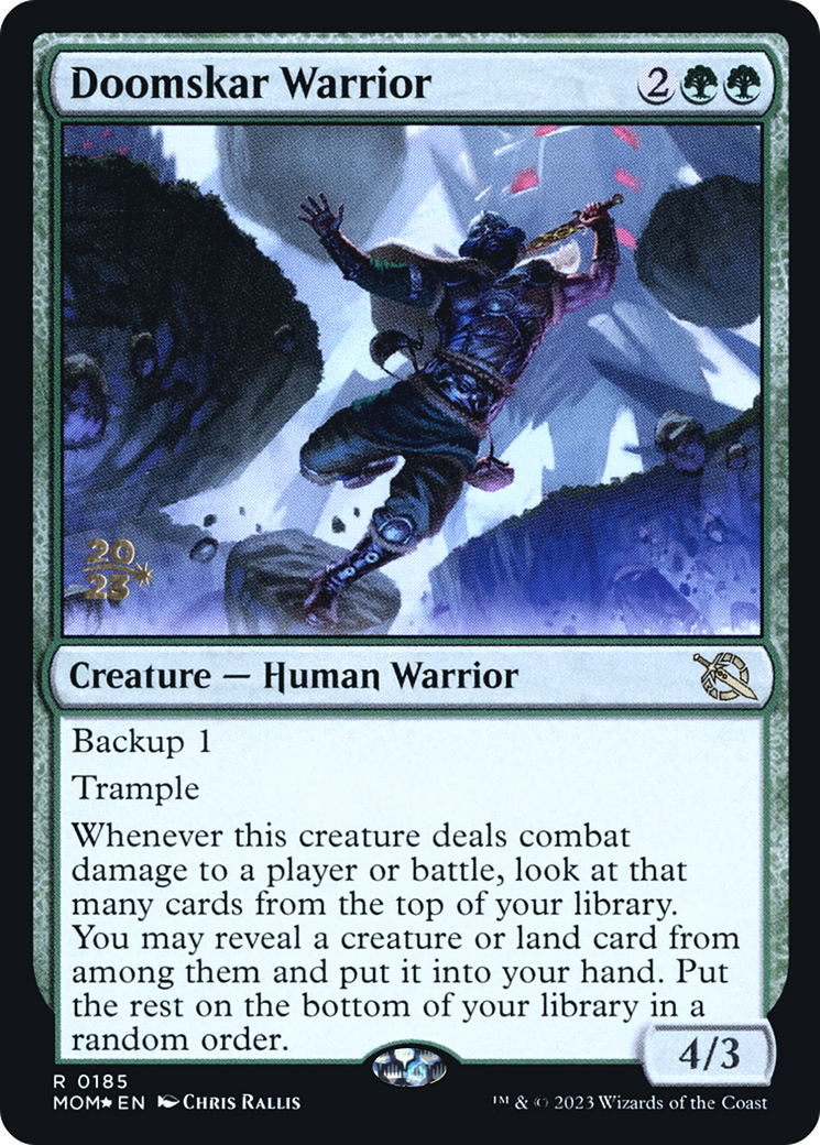 Doomskar Warrior [March of the Machine Prerelease Promos] | Tabernacle Games