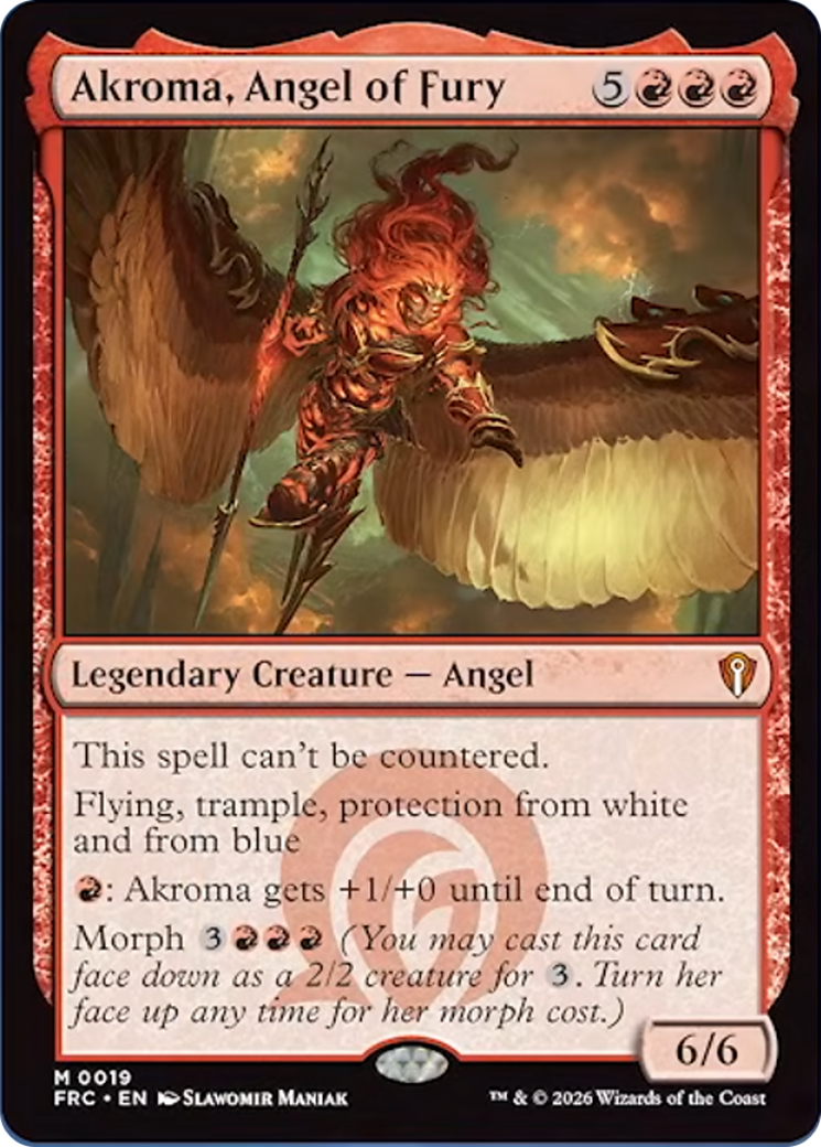 Akroma, Angel of Fury [Reality Fracture Commander] | Tabernacle Games