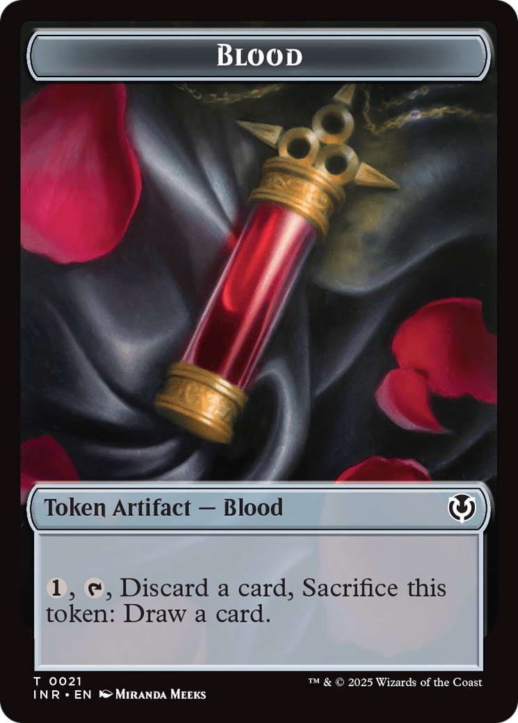 Zombie (0010) // Blood Double-Sided Token [Innistrad Remastered Tokens] | Tabernacle Games