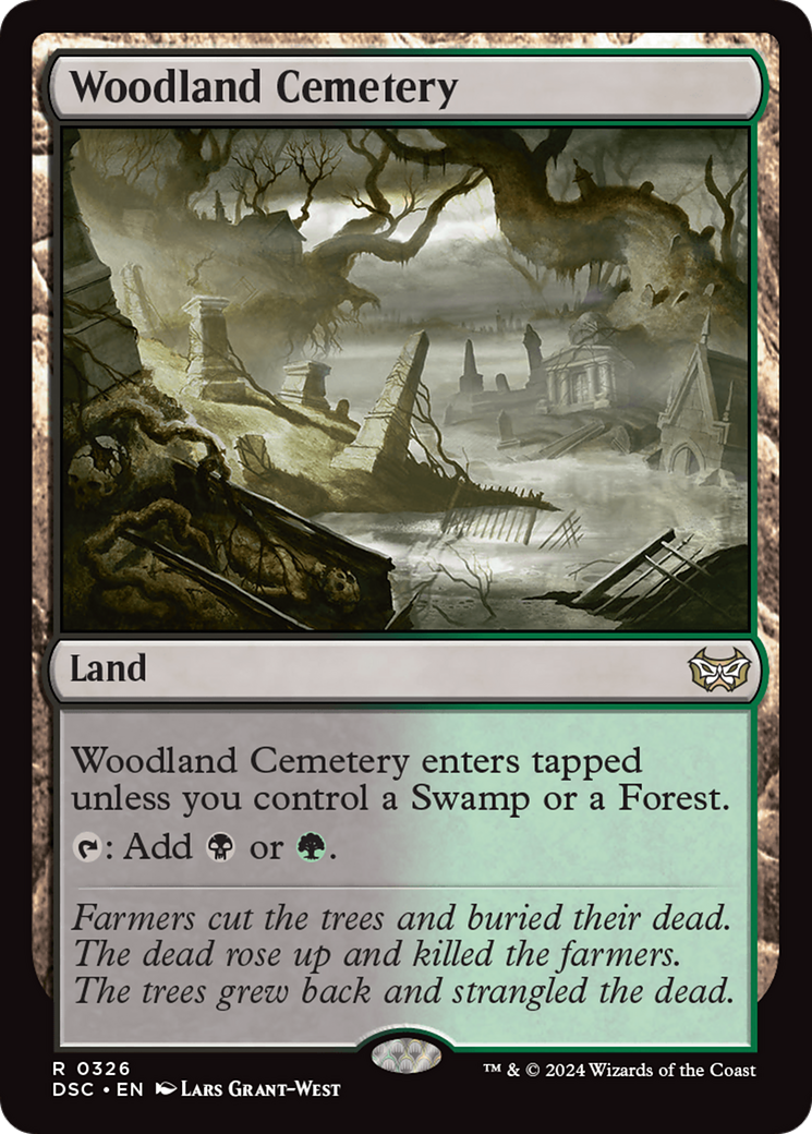 Woodland Cemetery [Duskmourn: House of Horror Commander] | Tabernacle Games