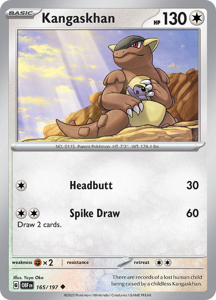 Kangaskhan (165/197) [Scarlet & Violet: Obsidian Flames] | Tabernacle Games