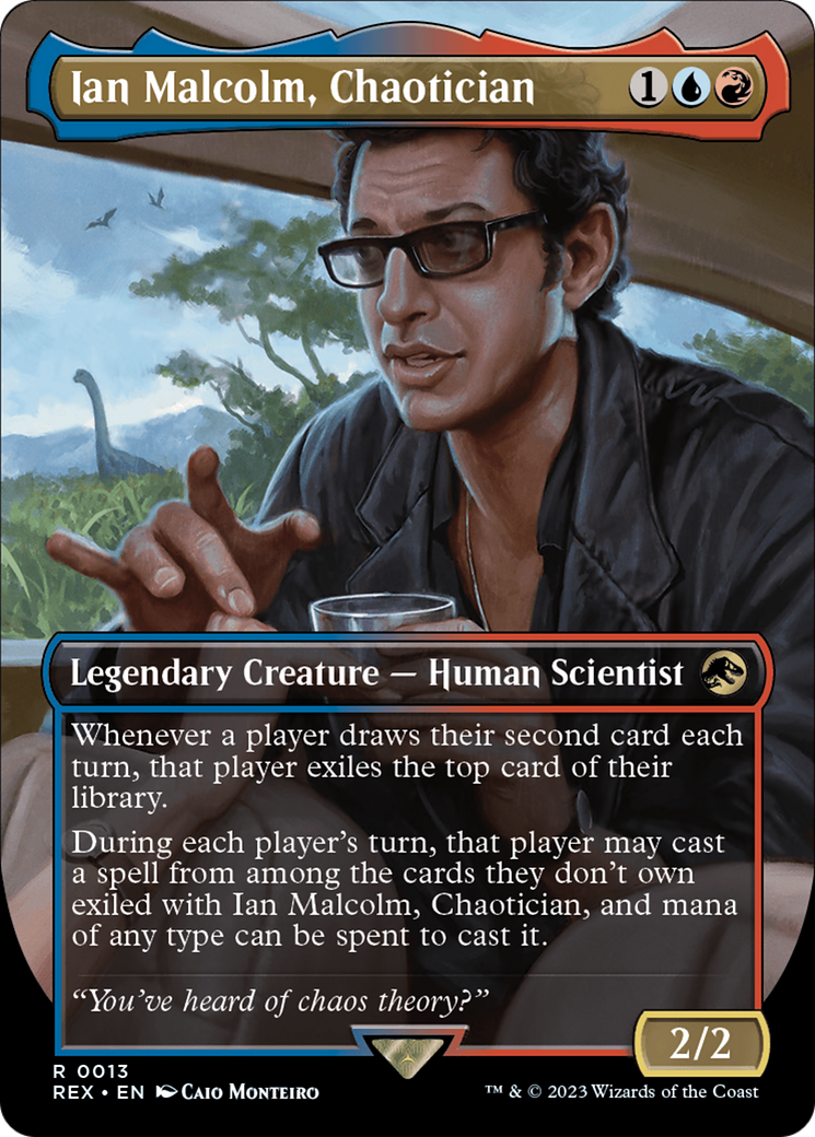 Ian Malcolm, Chaotician (Borderless) [Jurassic World Collection] | Tabernacle Games