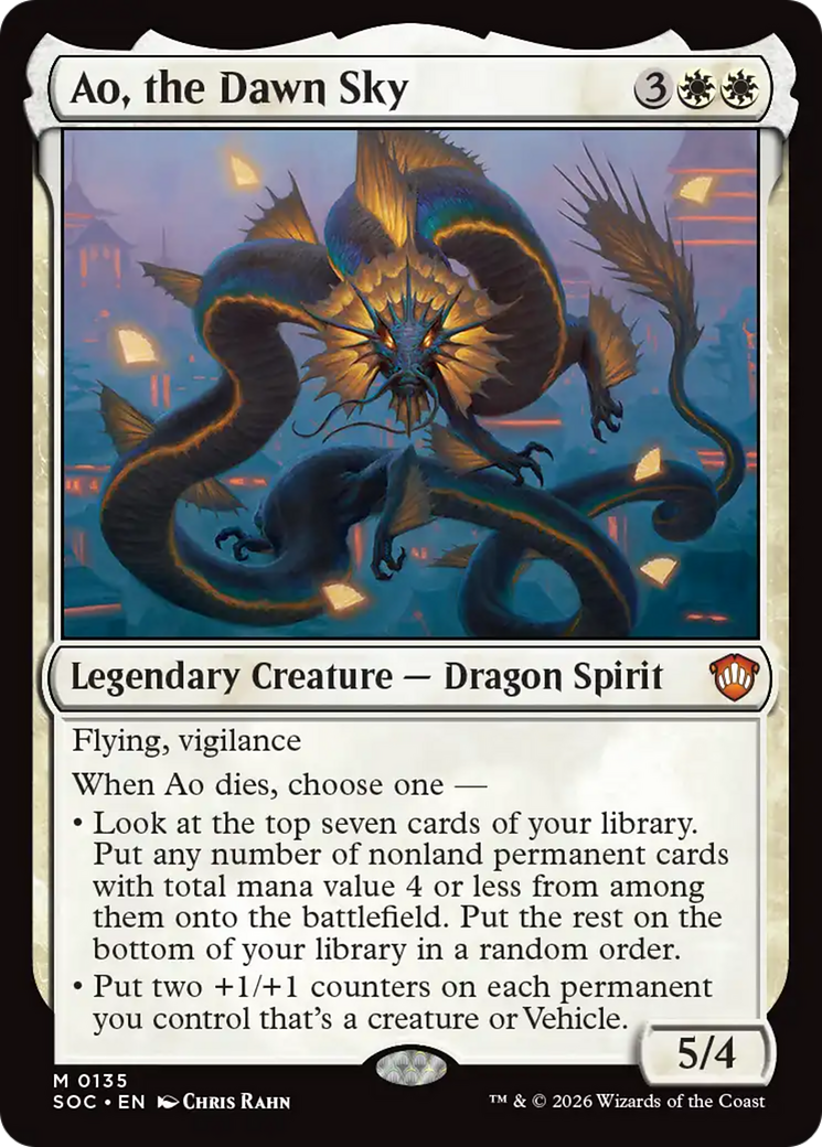 Ao, the Dawn Sky [Secrets of Strixhaven Commander] | Tabernacle Games