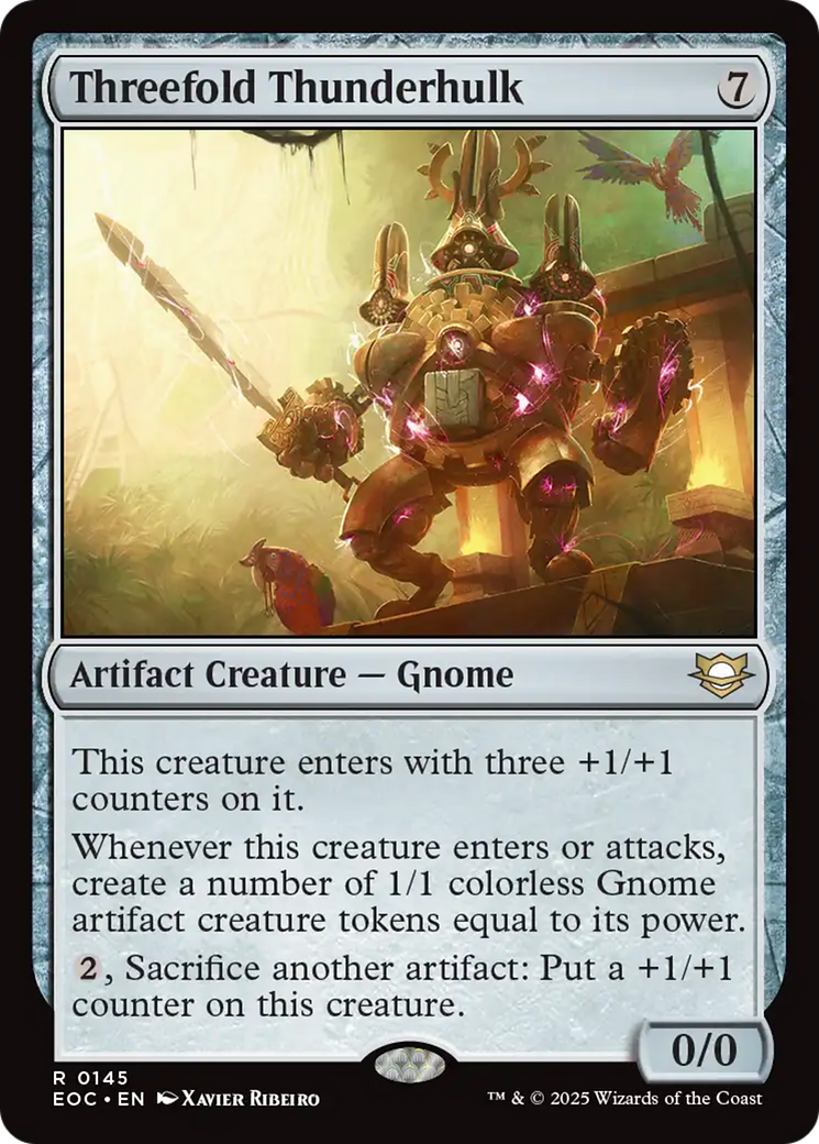 Threefold Thunderhulk [Edge of Eternities Commander] | Tabernacle Games