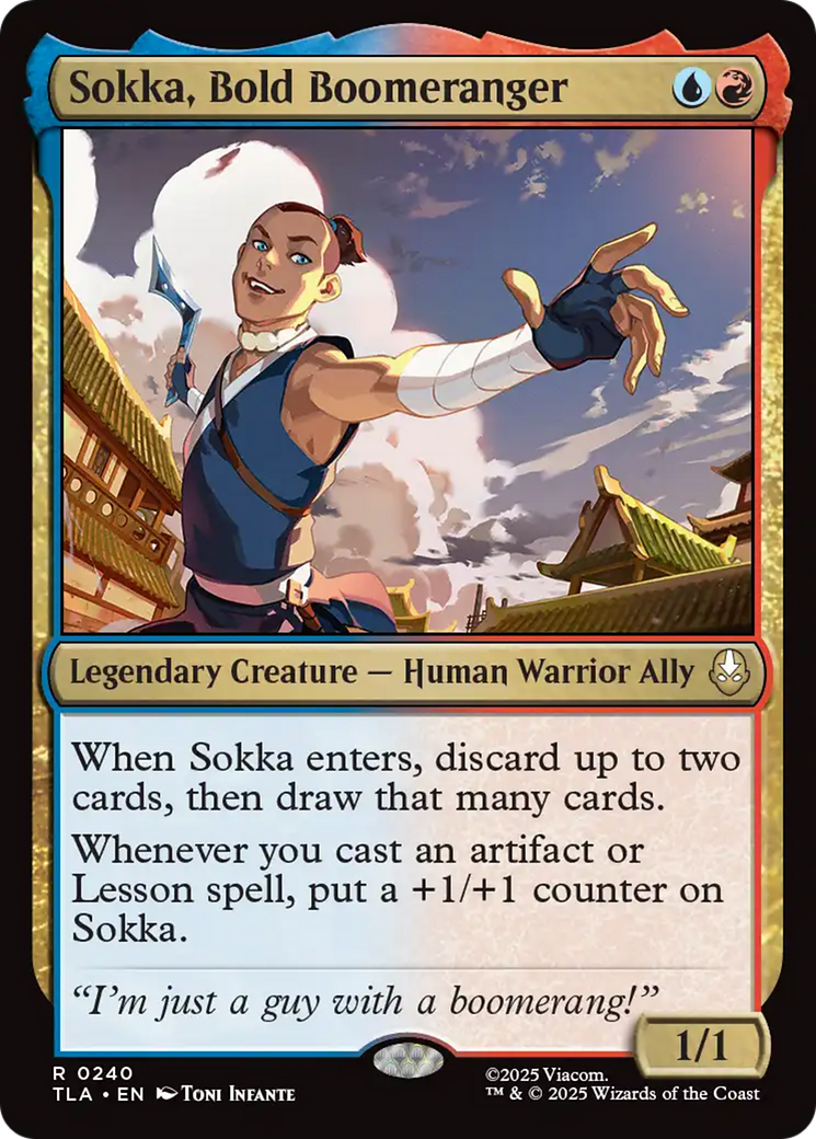 Sokka, Bold Boomeranger [Avatar: The Last Airbender] | Tabernacle Games