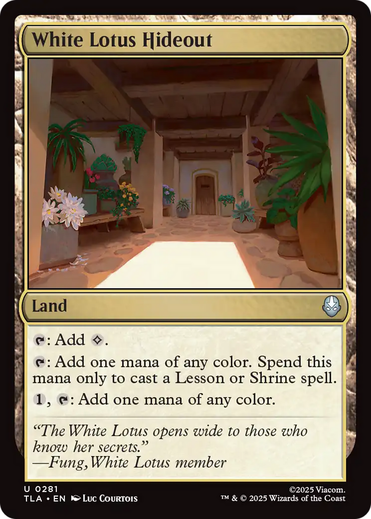 White Lotus Hideout [Avatar: The Last Airbender] | Tabernacle Games