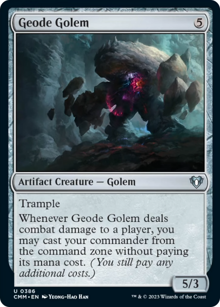 Geode Golem [Commander Masters] | Tabernacle Games