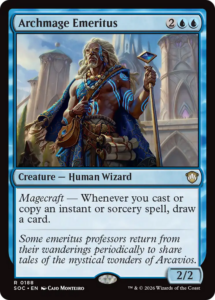 Archmage Emeritus [Secrets of Strixhaven Commander] | Tabernacle Games