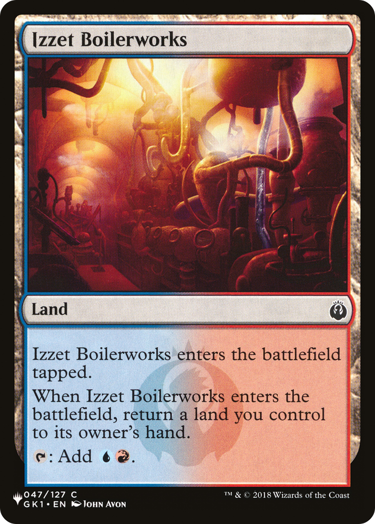 Izzet Boilerworks (GK1) [The List Reprints] | Tabernacle Games