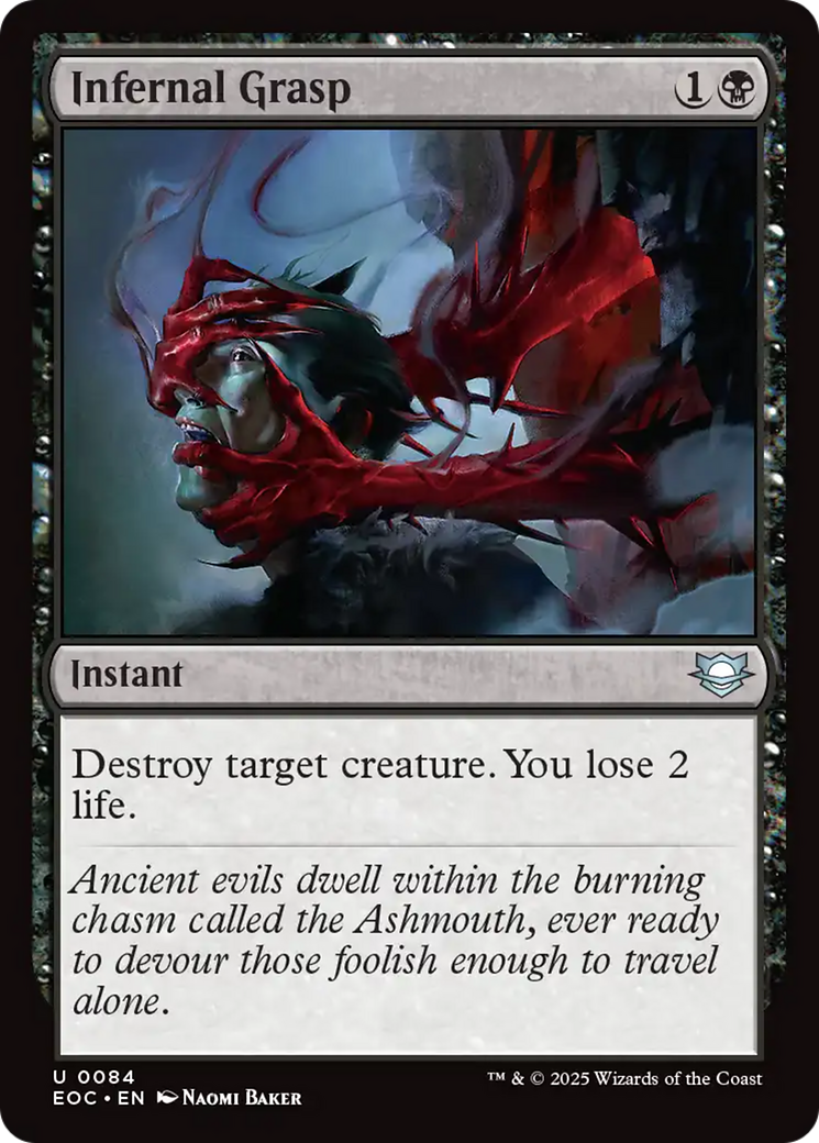 Infernal Grasp [Edge of Eternities Commander] | Tabernacle Games