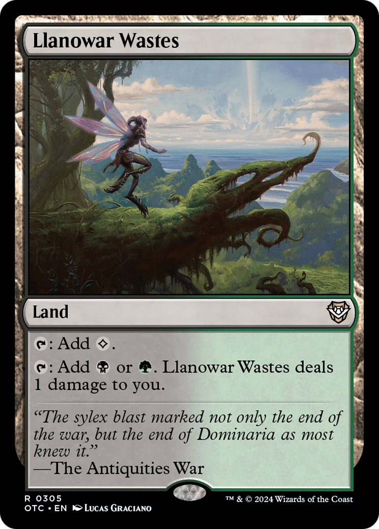 Llanowar Wastes [Outlaws of Thunder Junction Commander] | Tabernacle Games