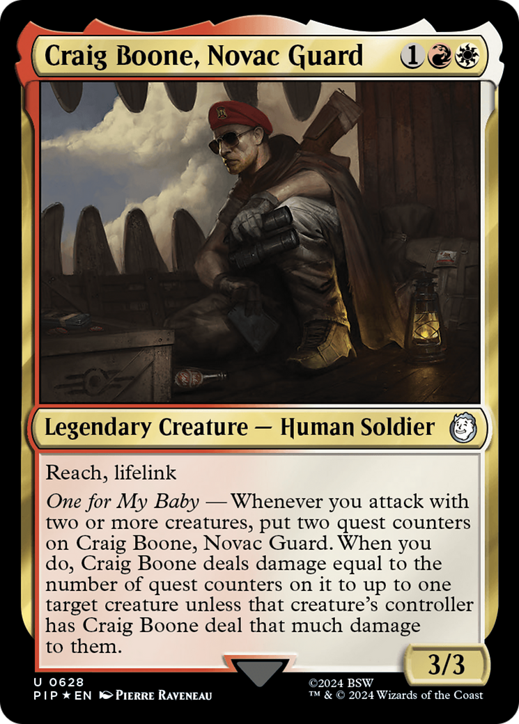 Craig Boone, Novac Guard (Surge Foil) [Fallout] | Tabernacle Games