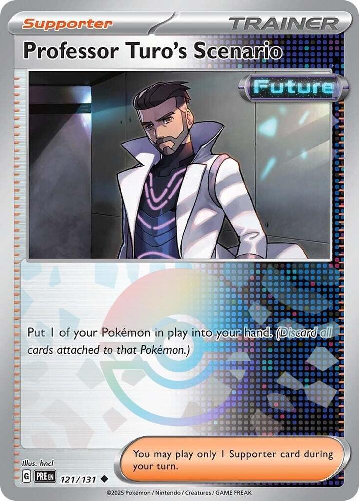 Professor Turo's Scenario (121/131) (Poke Ball Pattern) [Scarlet & Violet: Prismatic Evolutions] | Tabernacle Games