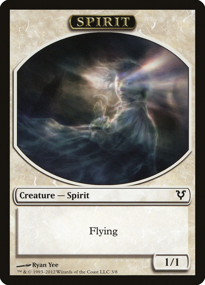 Spirit Token (3/8) [Avacyn Restored Tokens] | Tabernacle Games