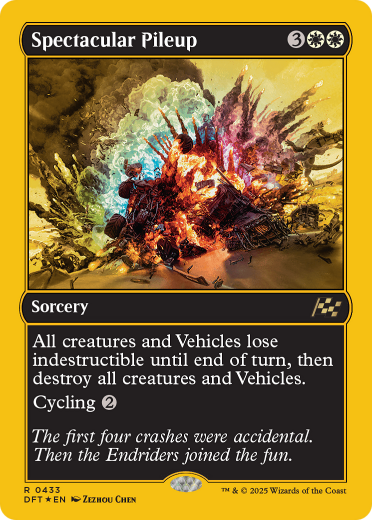 Spectacular Pileup (First-Place Foil) [Aetherdrift] | Tabernacle Games