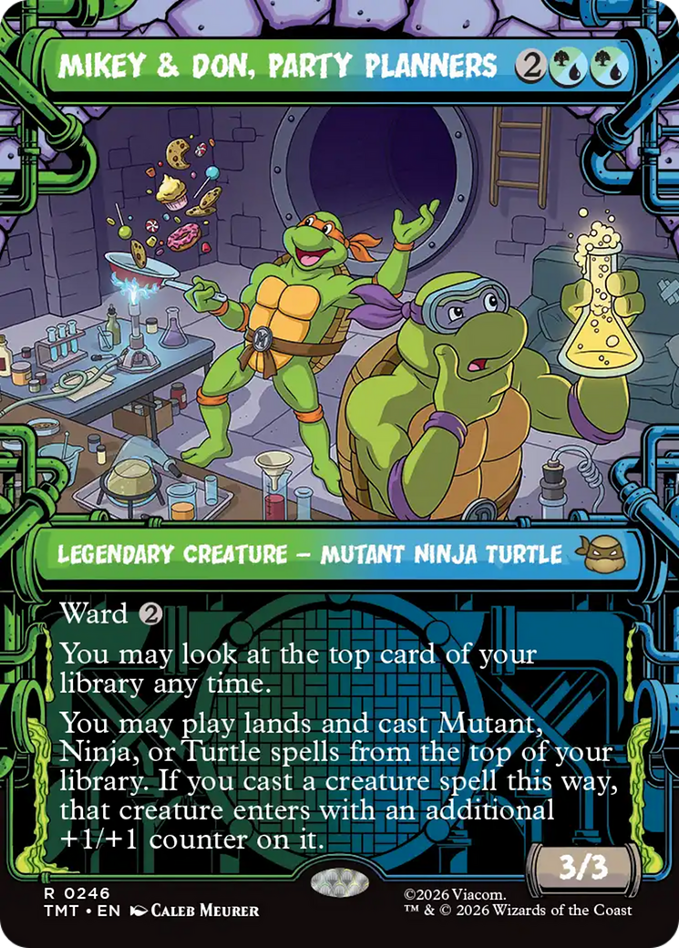 Mikey & Don, Party Planners (Showcase) [Teenage Mutant Ninja Turtles] | Tabernacle Games