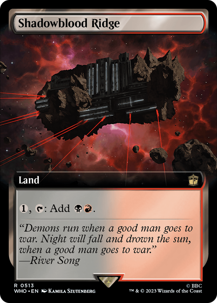 Shadowblood Ridge (Extended Art) [Doctor Who] | Tabernacle Games