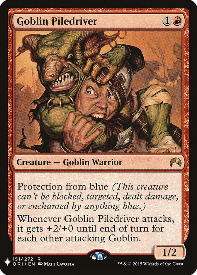 Goblin Piledriver [Mystery Booster] | Tabernacle Games