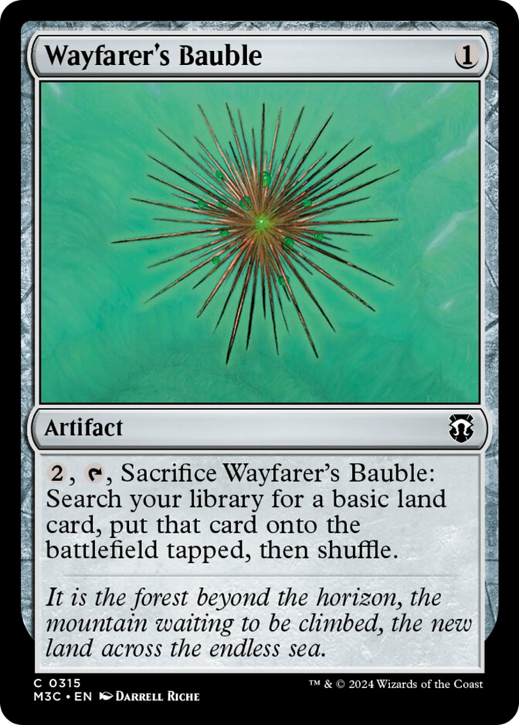 Wayfarer's Bauble (Ripple Foil) [Modern Horizons 3 Commander] | Tabernacle Games