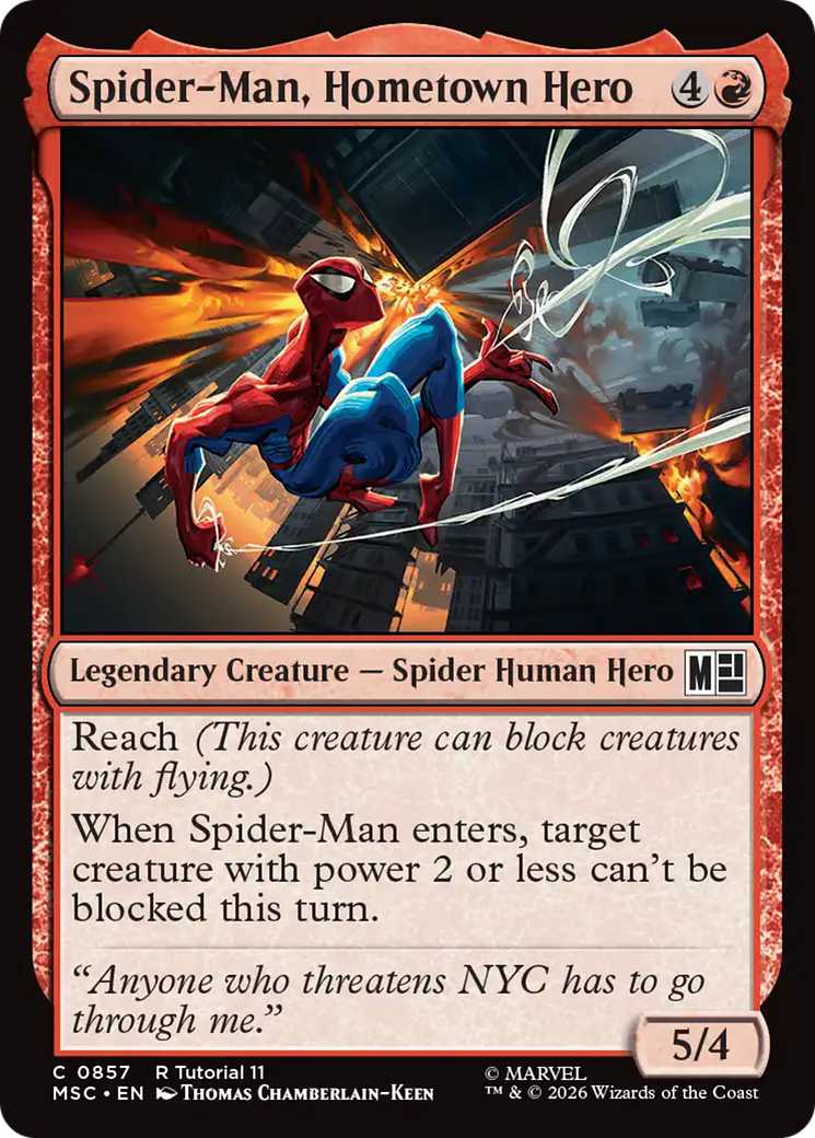 Spider-Man, Hometown Hero (0857) [Marvel Super Heroes Commander] | Tabernacle Games