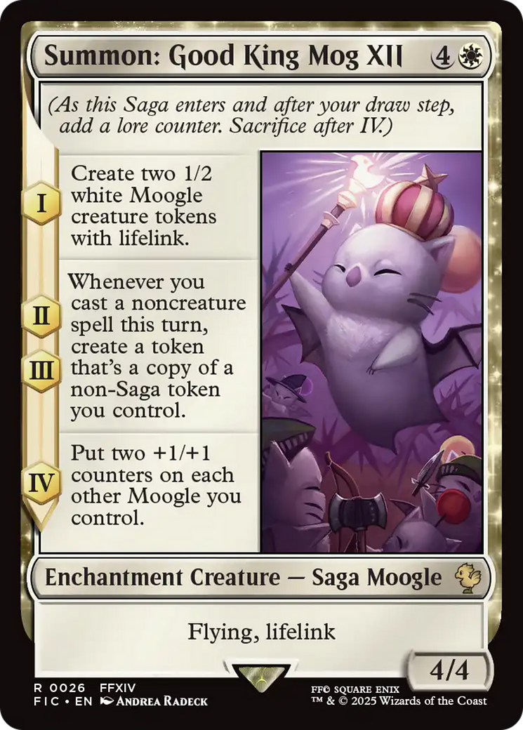 Summon: Good King Mog XII [FINAL FANTASY Commander] | Tabernacle Games