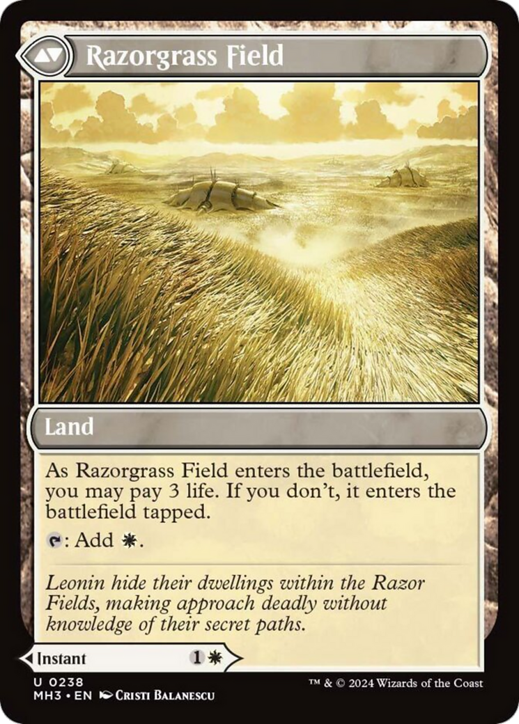 Razorgrass Ambush // Razorgrass Field [Modern Horizons 3] | Tabernacle Games