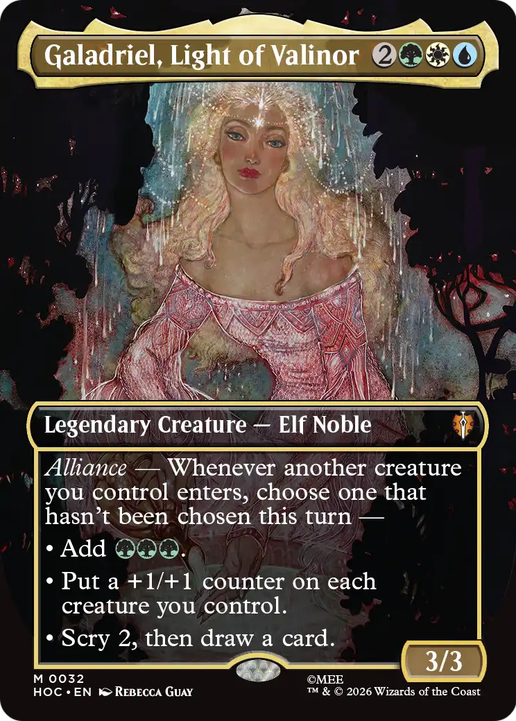 Galadriel, Light of Valinor (Borderless) [The Hobbit: Eternal-Legal] | Tabernacle Games