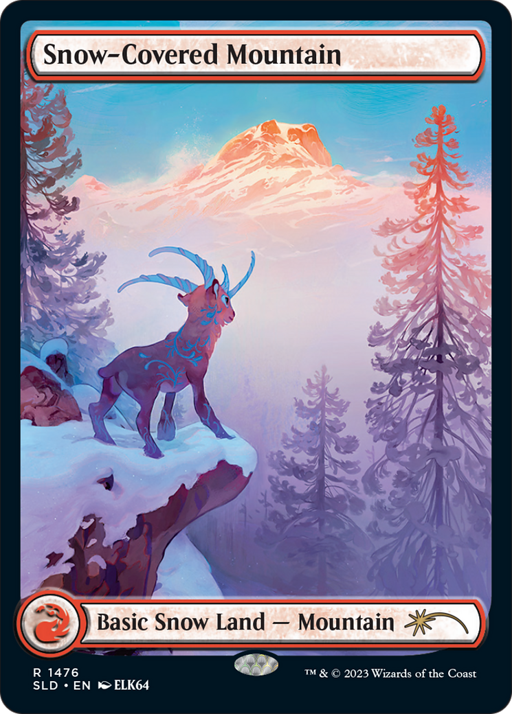Snow-Covered Mountain (1476) [Secret Lair Drop Series] | Tabernacle Games