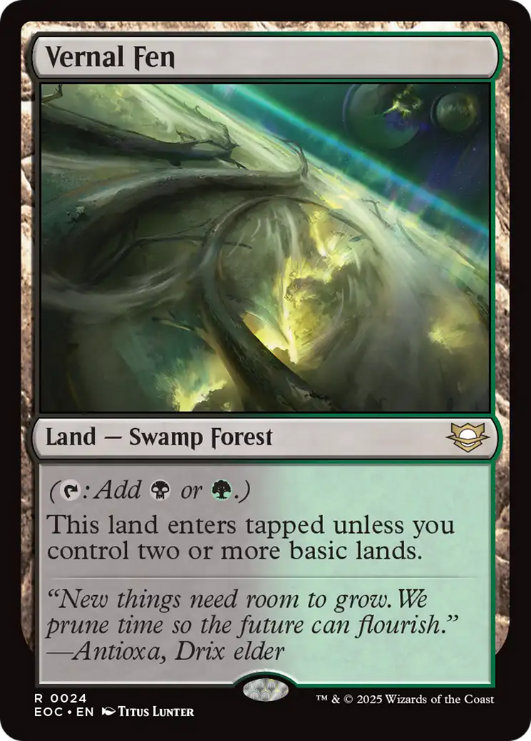 Vernal Fen [Edge of Eternities Commander] | Tabernacle Games