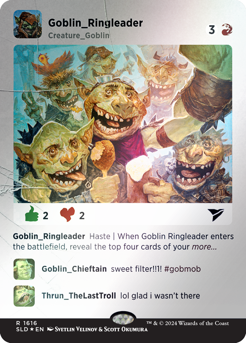 Goblin Ringleader (Rainbow Foil) [Secret Lair Drop Series] | Tabernacle Games