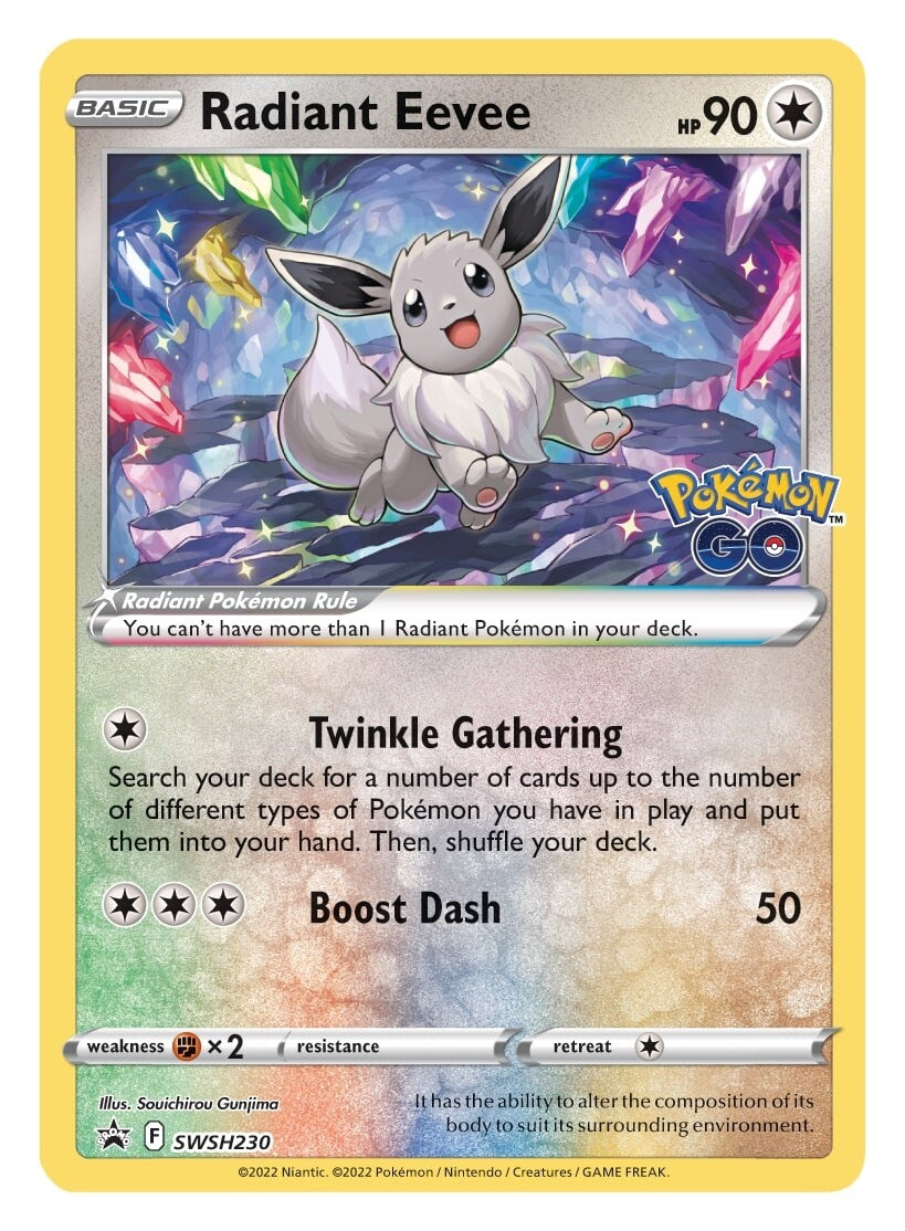 Radiant Eevee (SWSH230) [Sword & Shield: Black Star Promos] | Tabernacle Games