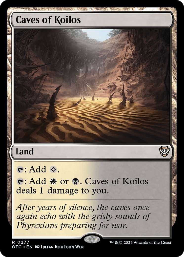 Caves of Koilos [Outlaws of Thunder Junction Commander] | Tabernacle Games