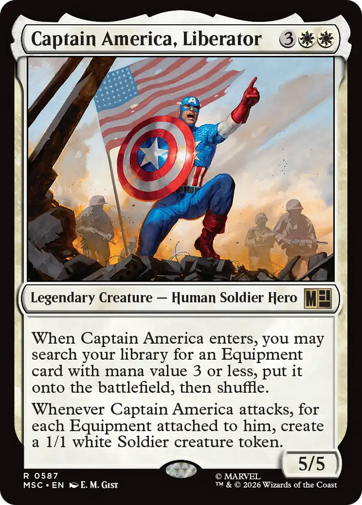 Captain America, Liberator [Marvel Super Heroes Commander] | Tabernacle Games