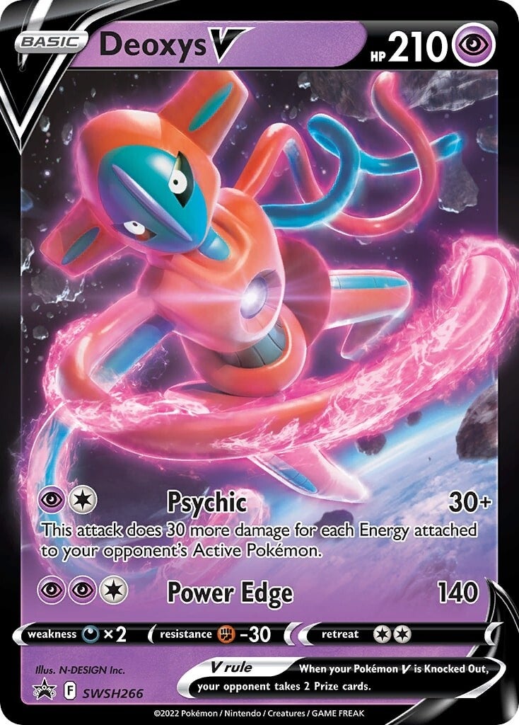 Deoxys V (SWSH266) [Sword & Shield: Black Star Promos] | Tabernacle Games