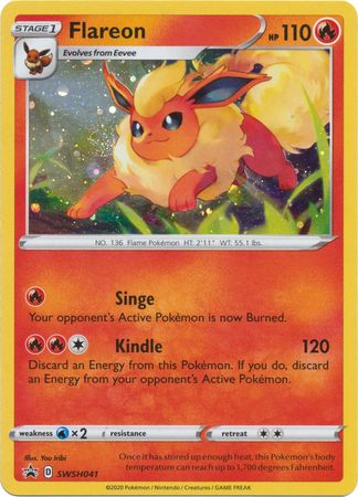 Flareon (SWSH041) [Sword & Shield: Black Star Promos] | Tabernacle Games