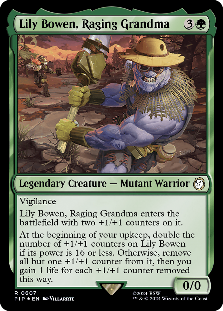 Lily Bowen, Raging Grandma (Surge Foil) [Fallout] | Tabernacle Games