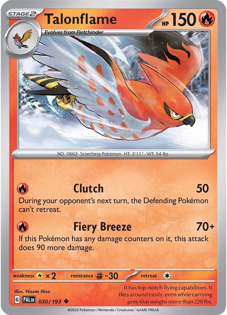 Talonflame (030/193) [Scarlet & Violet: Paldea Evolved] | Tabernacle Games