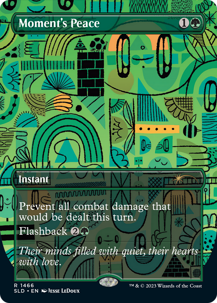Moment's Peace (Rainbow Foil) [Secret Lair Drop Series] | Tabernacle Games
