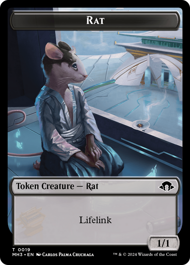 Phyrexian Germ // Rat Double-Sided Token [Modern Horizons 3 Tokens] | Tabernacle Games