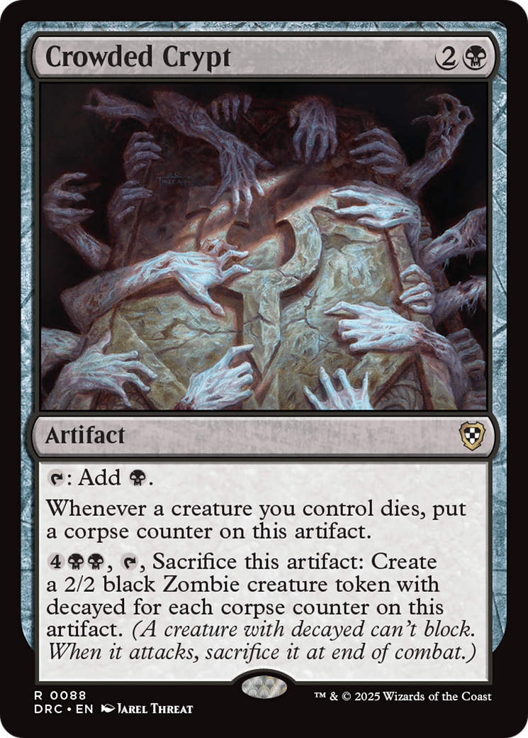 Crowded Crypt [Aetherdrift Commander] | Tabernacle Games