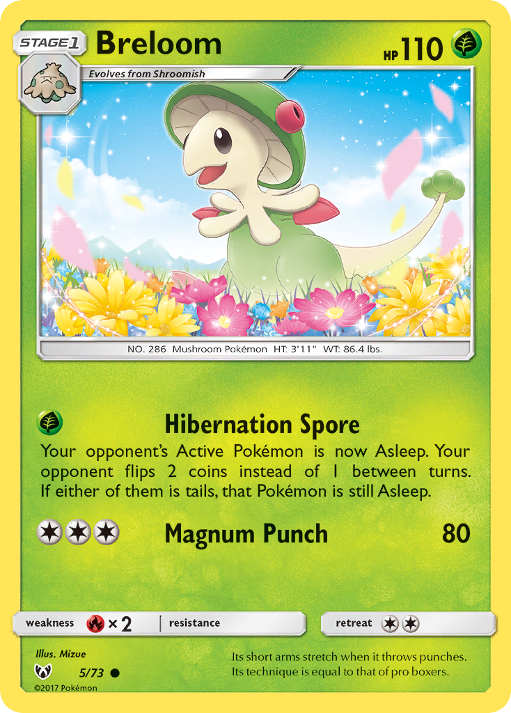 Breloom (5/73) [Sun & Moon: Shining Legends] | Tabernacle Games