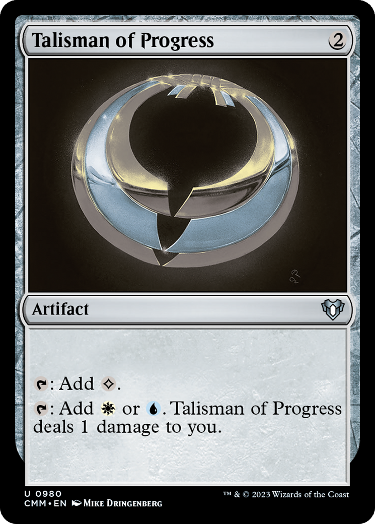 Talisman of Progress [Commander Masters] | Tabernacle Games