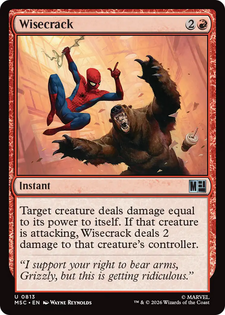 Wisecrack [Marvel Super Heroes Commander] | Tabernacle Games