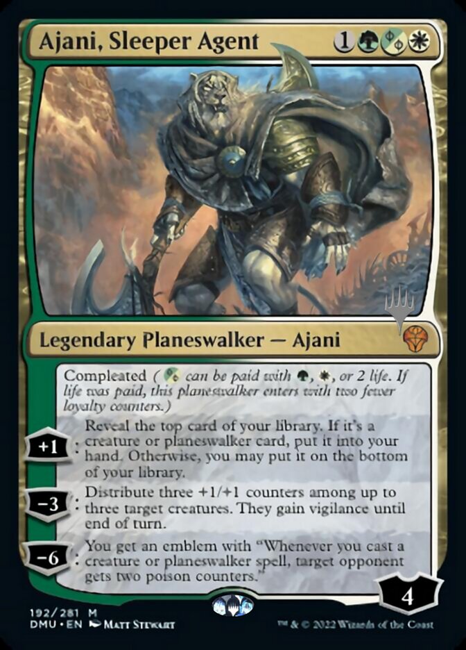 Ajani, Sleeper Agent (Promo Pack) [Dominaria United Promos] | Tabernacle Games